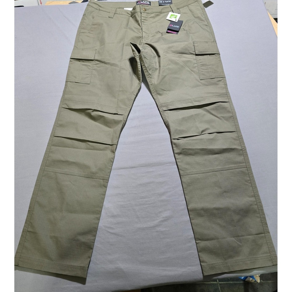 LA Police Gear Cargo Pants Women 20 Long Olive Green Tactical Ripstop PT-WS2001